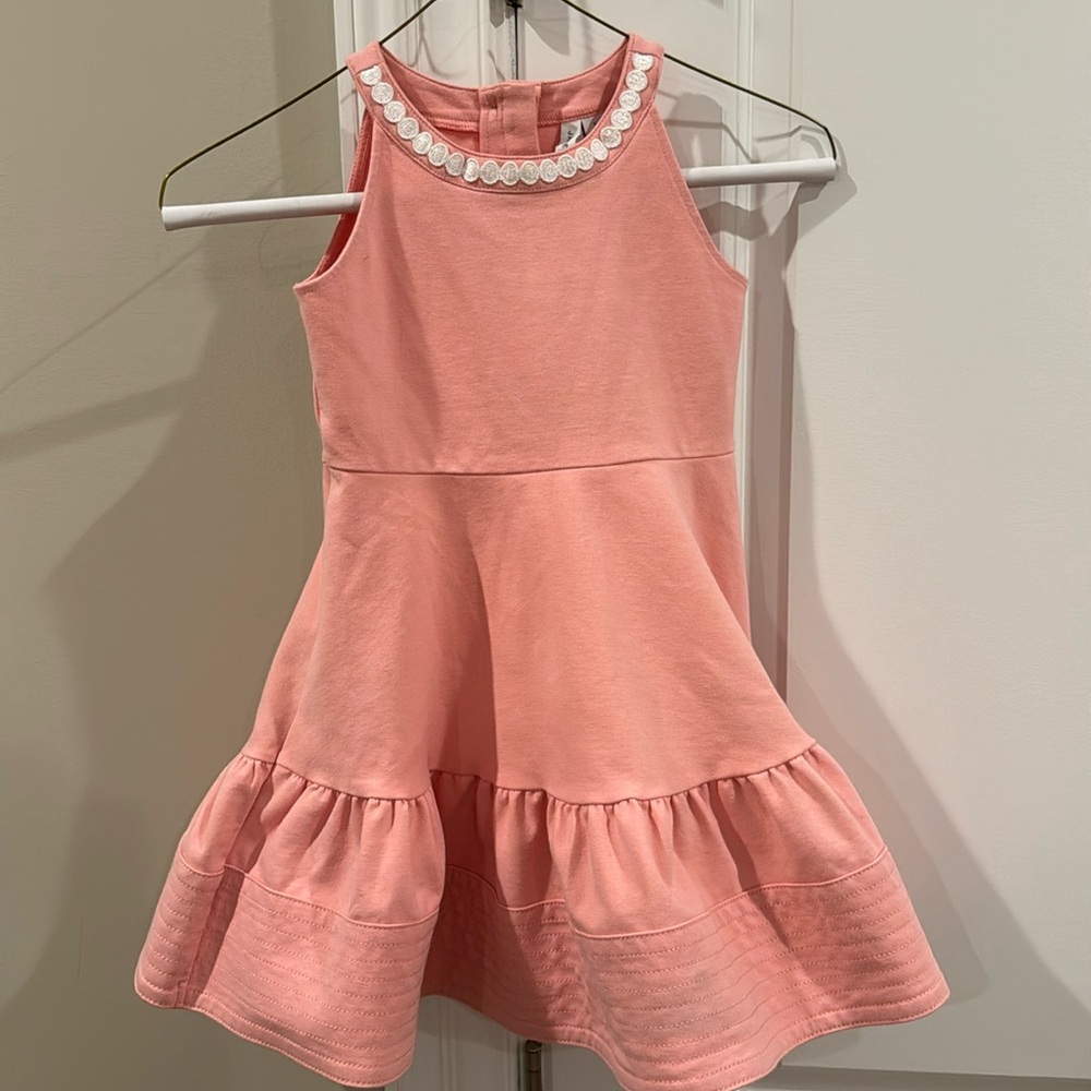 Janie and Jack Oval Trim Ponte Dress